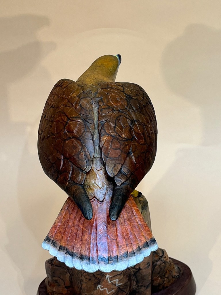 Communion of Spirit Eagle Bronze - Patina 2 - Detail View