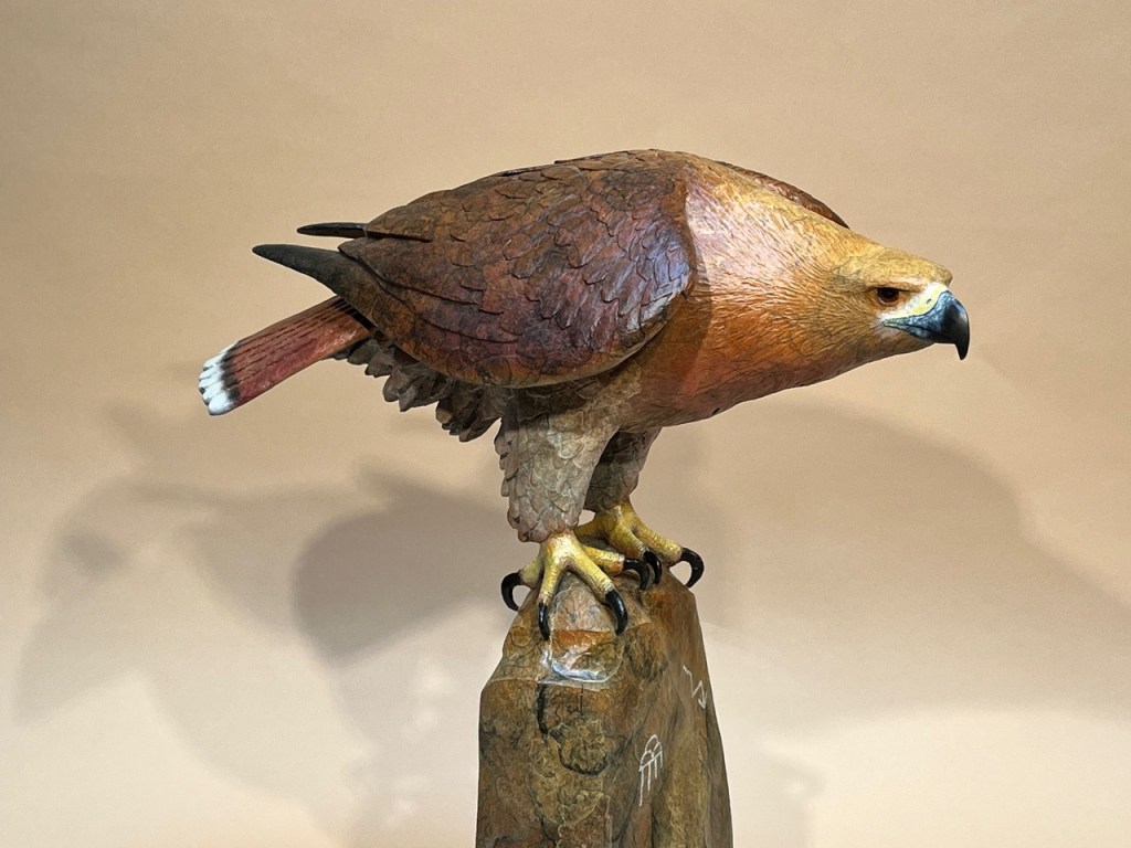 Communion of Spirit Eagle Bronze - Patina 2 - Detail View